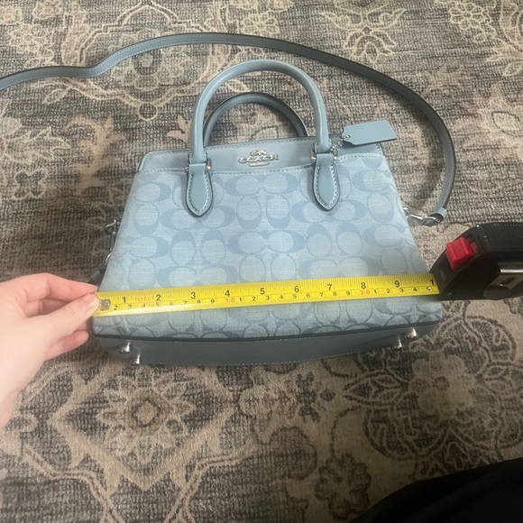 Beautiful pale blue coach purse new with tags - Picture 6 of 8